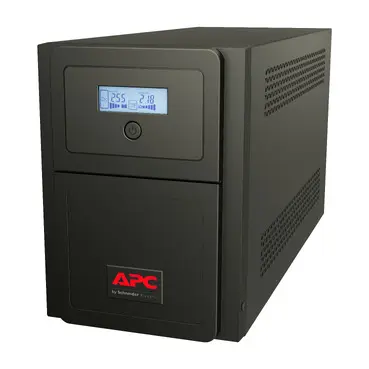 APC Easy UPS 1 Ph Line Interactive, 1500VA, Tower, 230V, 4 Universal outlets, AVR, LCD SMV1500AI-MS